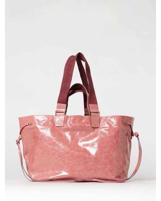 Isabel Marant Pink Wardy Tote Bag