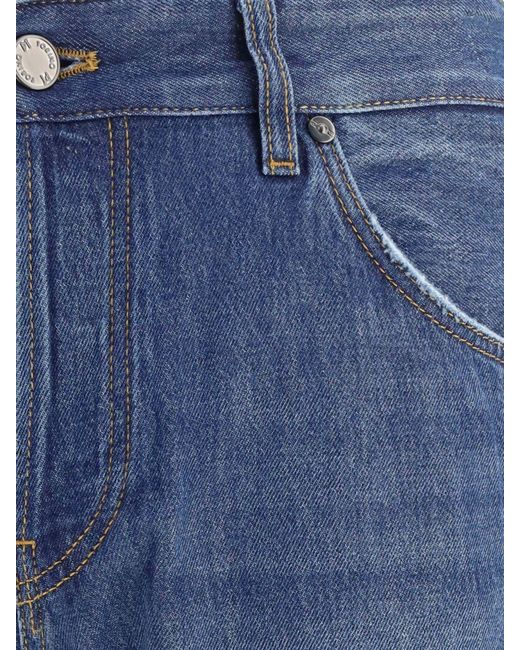 PT Torino Blue Slim Fit Cotton Jeans for men