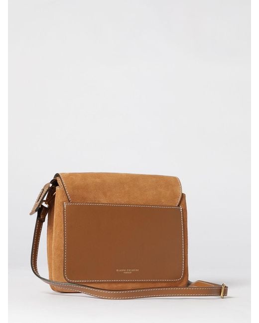 Gianni Chiarini Brown Three Suede Bag