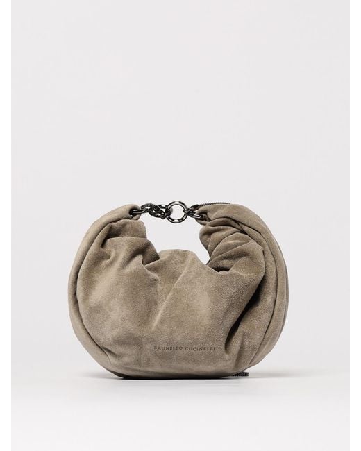 Brunello Cucinelli Natural Shoulder Bag