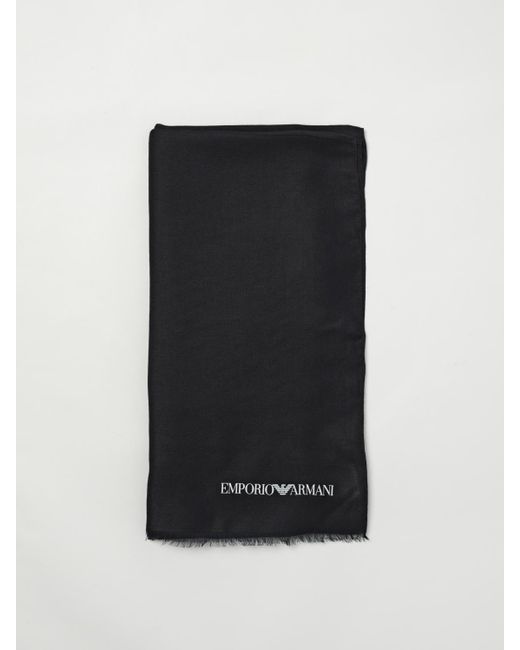 Emporio Armani Black Scarf for men