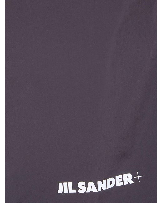 Jil Sander Blue Stretch Polyester Swimsuit for men