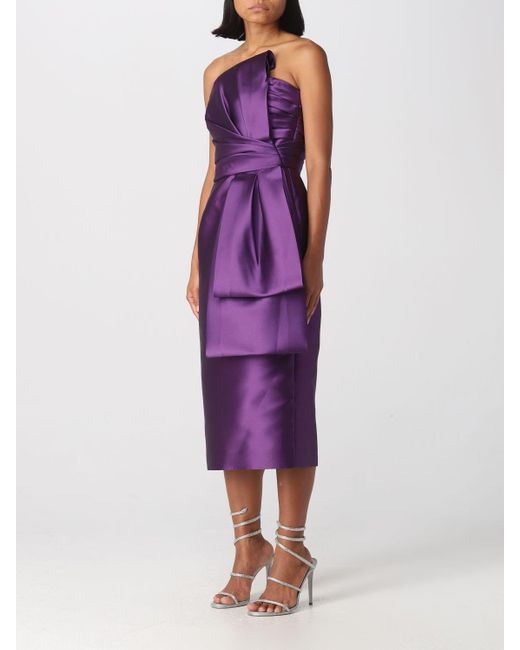 Alberta Ferretti Purple Dress