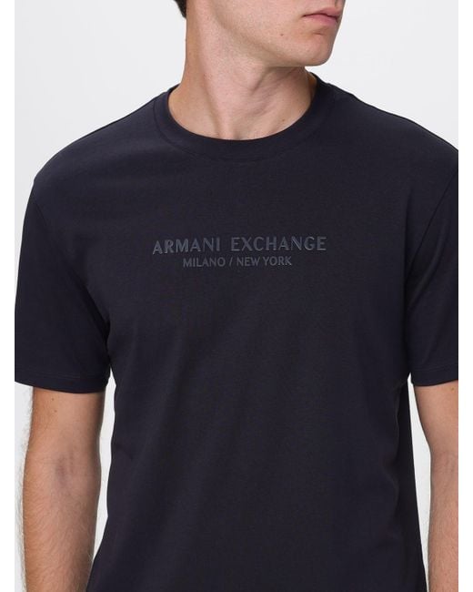T-Shirt Homme ARMANI EXCHANGE pour homme en coloris Blue
