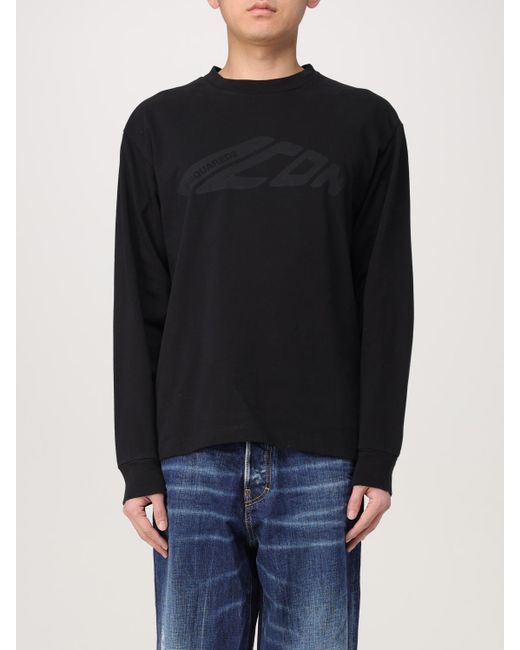 DSquared² Black T-Shirt for men