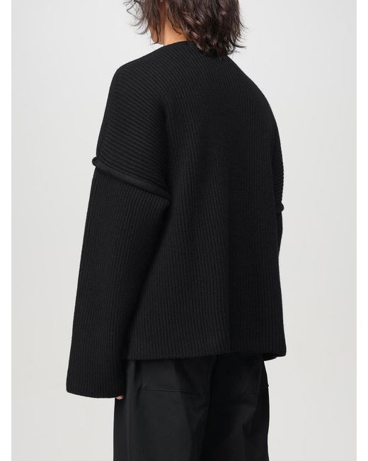 Pullover Oversize di Jil Sander in Black da Uomo