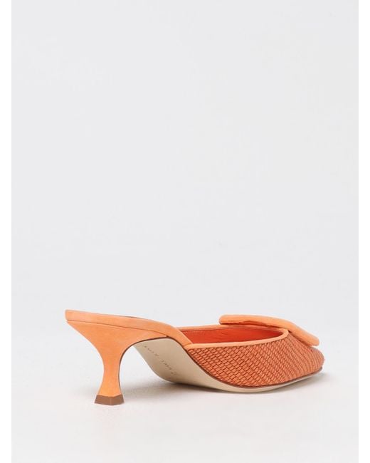Manolo Blahnik Pink Schuhe Damen