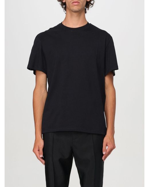 T-shirt Alexander McQueen pour homme en coloris Black