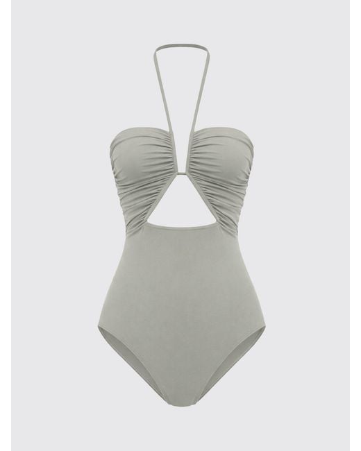 Rick Owens Natural Cut-Out Swimsuit