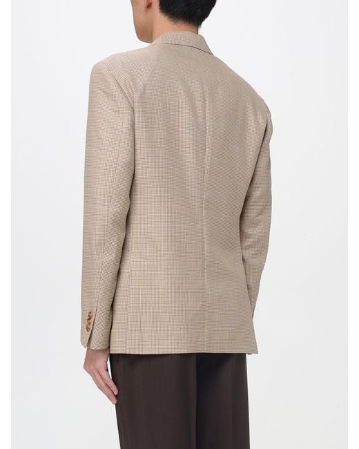 Lardini Natural Cotton Single-Breasted Blazer for men