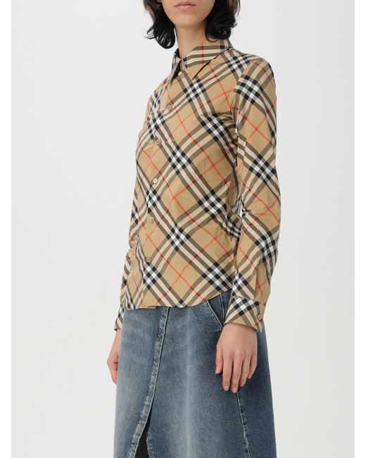 Burberry Blue Hemdbluse Damen