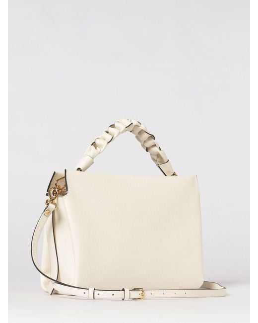Coccinelle Natural Boheme Grained Leather Bag