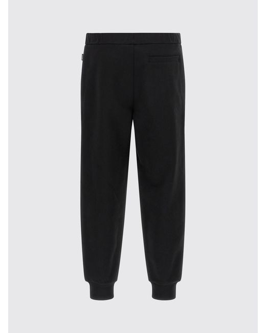 Boss Black Cotton Jogging Trousers for men