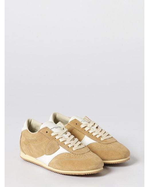 Philippe Model Natural Planche Suede Sneakers