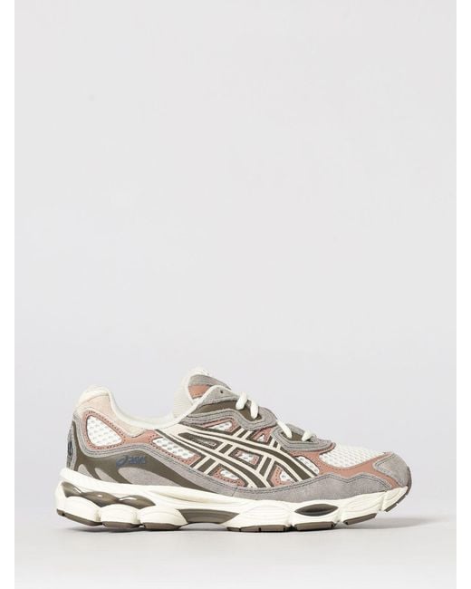 Asics White Gel-Nyc Suede And Mesh Sneakers for men