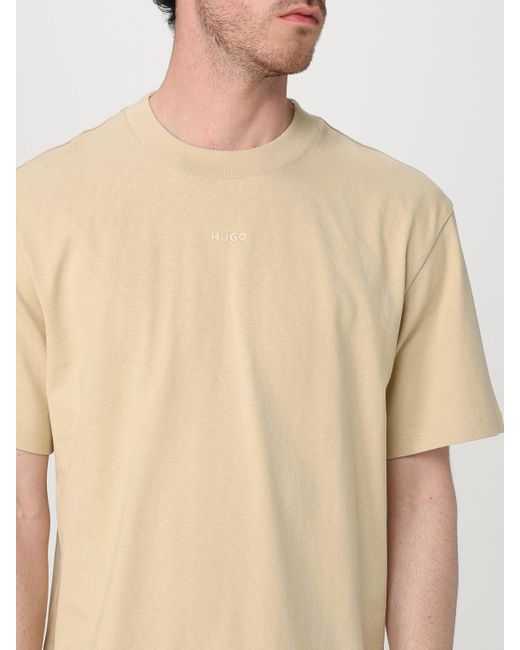 Camiseta Hombre HUGO de hombre de color Natural