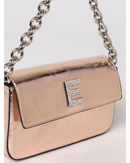 ERMANNO FIRENZE Natural Laminated Leather Bag