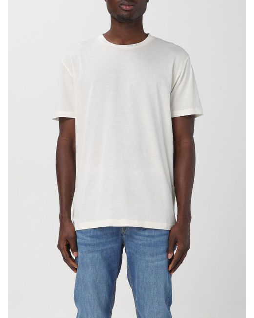 T-shirt Roberto Collina pour homme en coloris White