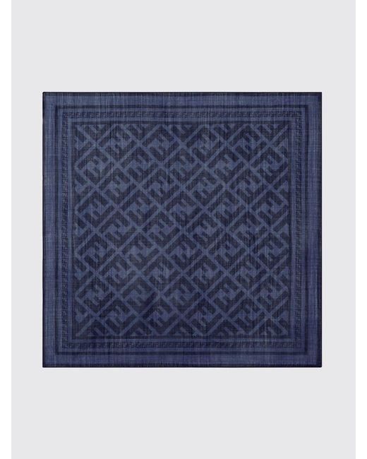 Sciarpa Uomo di Fendi in Blue da Uomo