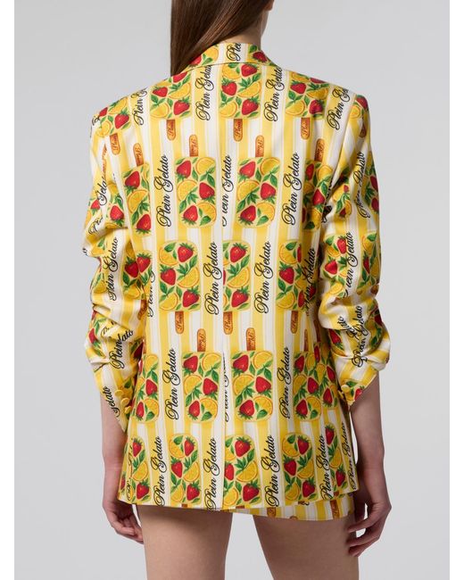 Philipp Plein Yellow Blazer
