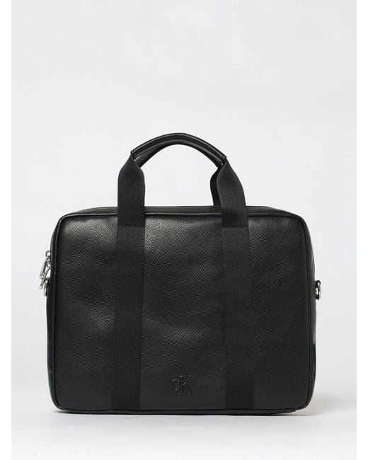 Calvin Klein Black Cargo Laptop Bag for men