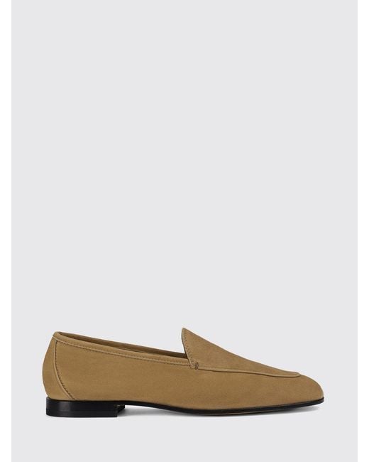 Doucal's Natural Suede Loafers
