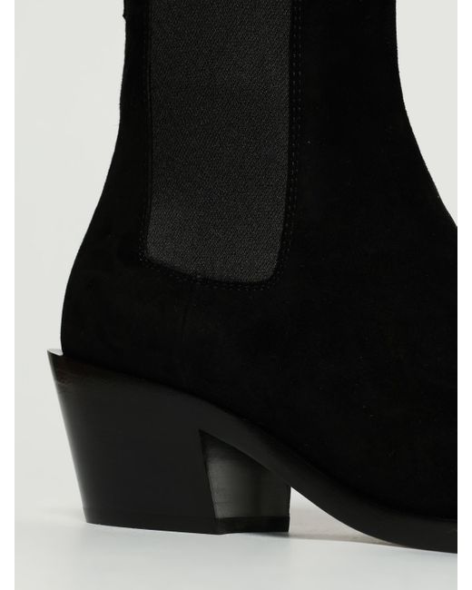 Botines Planos Mujer Gianvito Rossi de color Black