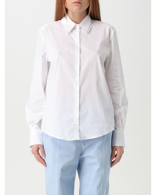 Patrizia Pepe White Hemdbluse Damen