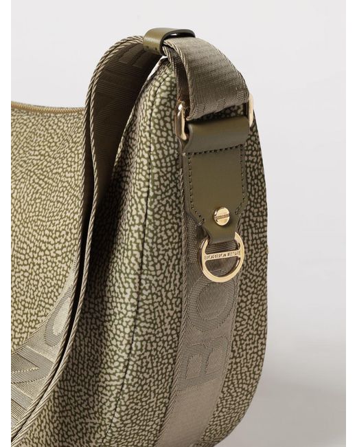 Borbonese Gray Luna Middle Bag