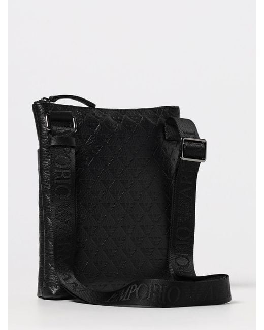 Borsa A Tracolla di Emporio Armani in Black da Uomo