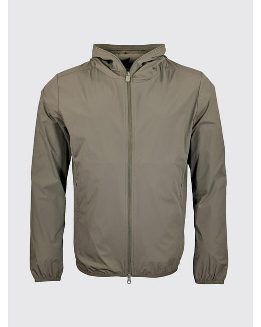 Save The Duck Gray Nylon Windbreaker for men