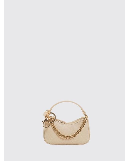 Twinset Natural Grained Synthetic Leather Mini Bag