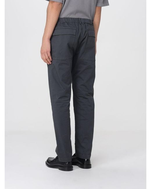 Barena Blue Cotton Stretch Chino Trousers for men
