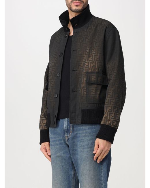 Fendi jacket cheap black