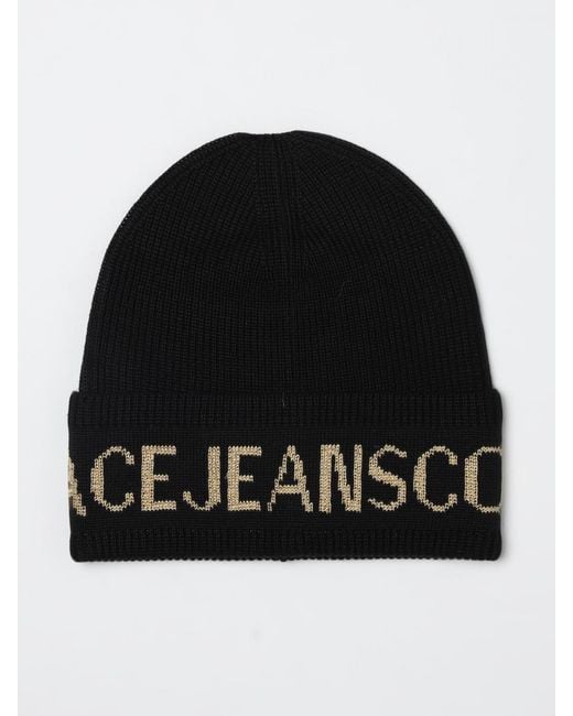 Versace Jeans Couture Black Hat for men