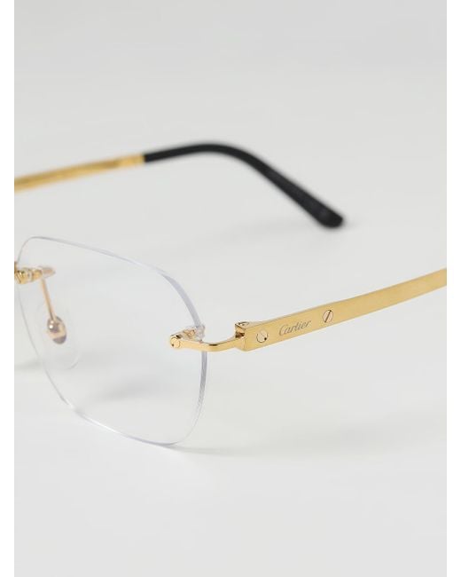 Cartier Optical Frames in Natural for Men Lyst UK