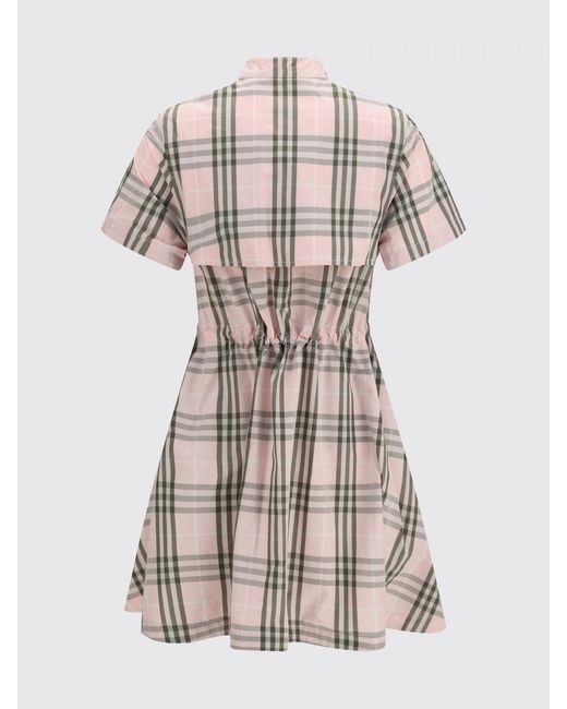Burberry Natural Check Cotton Dress