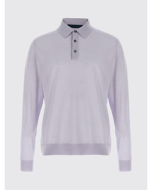 Kiton Purple Polo Shirt for men