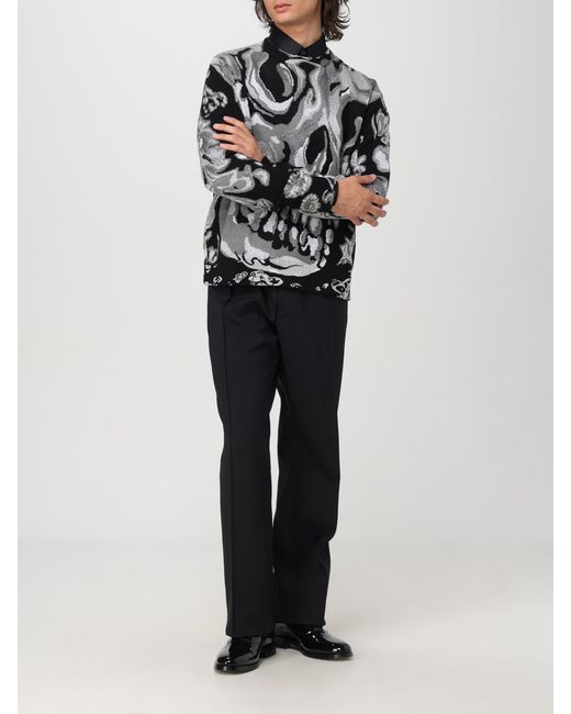 McQueen Black And Knitwear for men