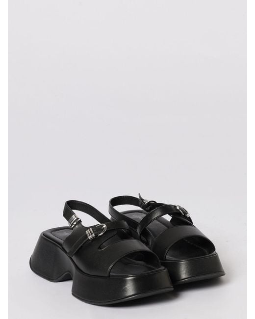 Vic Matié White Vic MatiÉ Leather Sandals