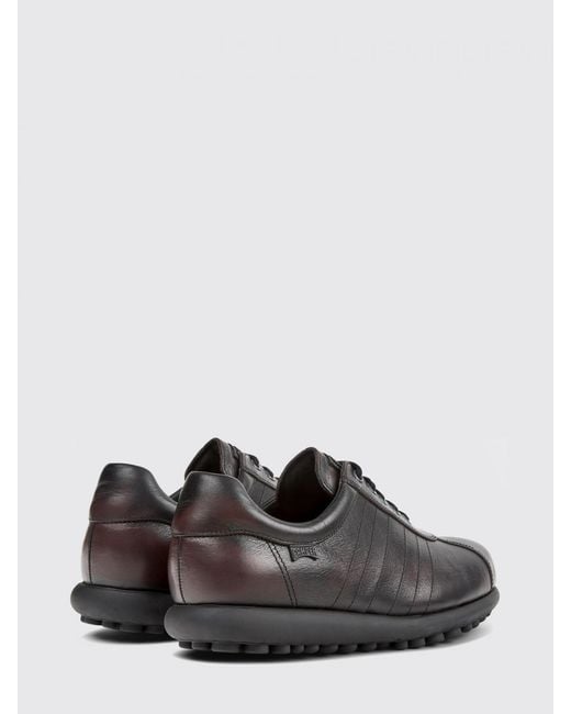 Camper Black Pelotas Vegetable-Tanned Leather Sneakers for men