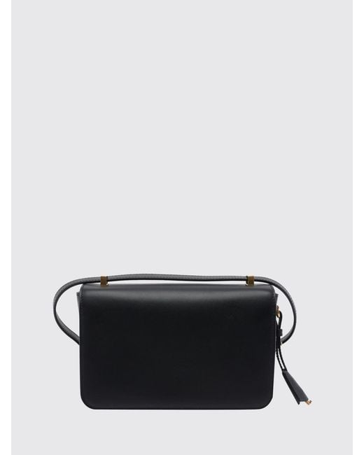 Tod's Black Flap T Timeless Mini Shoulder Bag