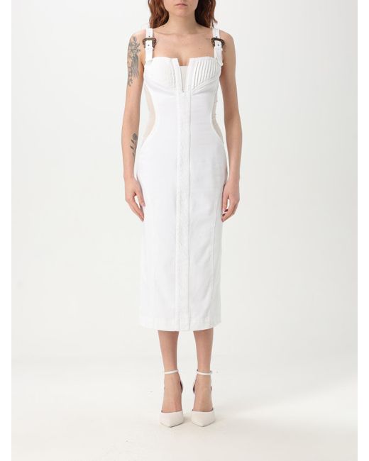 Versace Jeans Couture White Kleider Damen
