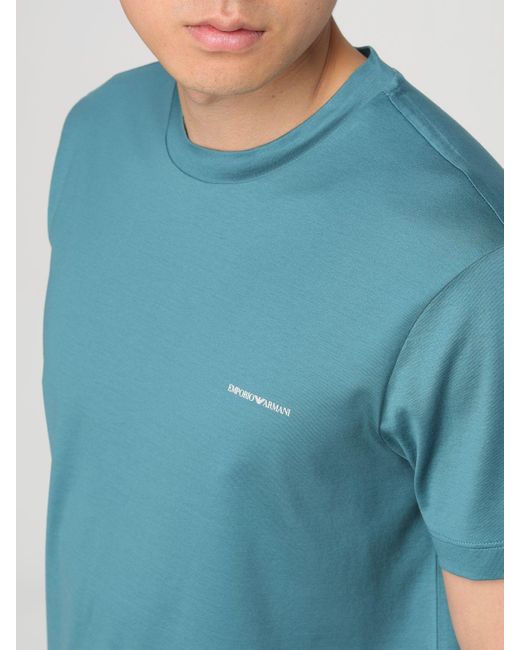 Emporio Armani Blue T-shirt for men