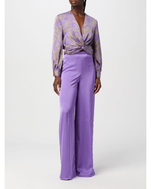 Pantalón SIMONA CORSELLINI de color Purple
