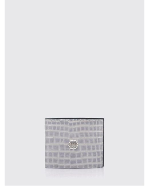 Philipp Plein Gray Wallet for men
