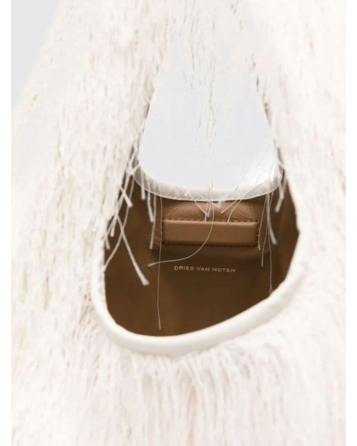 Dries Van Noten Natural Shoulder Bag