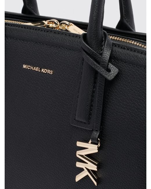 Michael Kors Black Laila Medium Leather Handbag