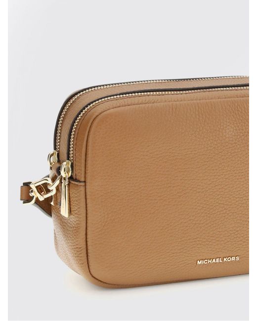 Michael Kors Brown Bryant Grained Leather Bag