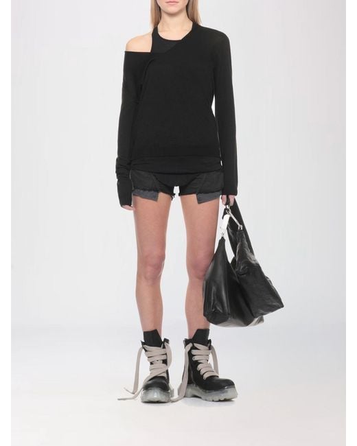 Rick Owens Black Cotton Top